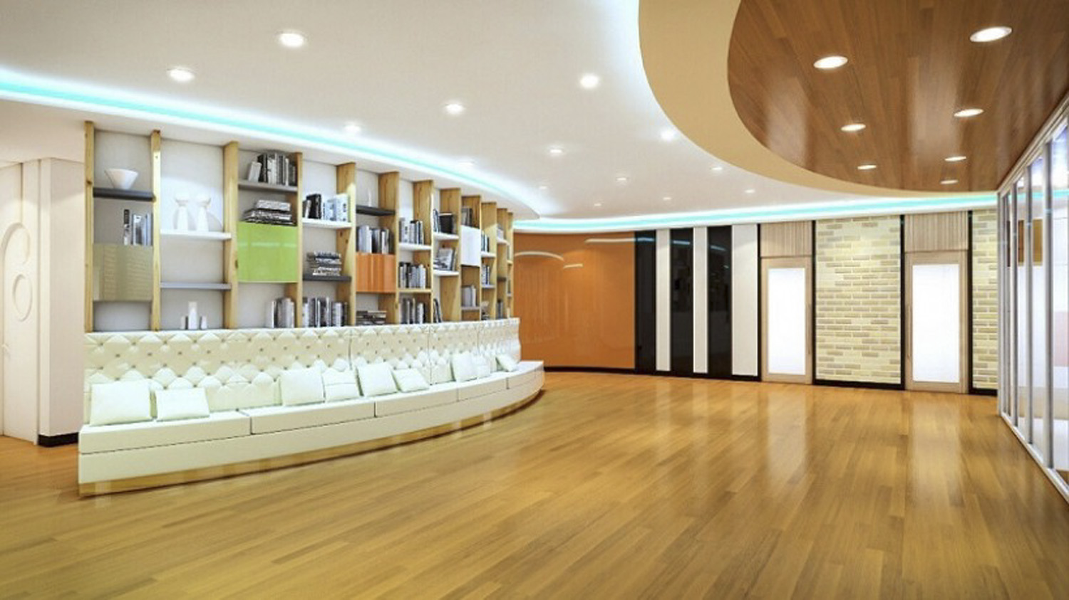 照明点亮的 80 平米牙科诊所设计-3