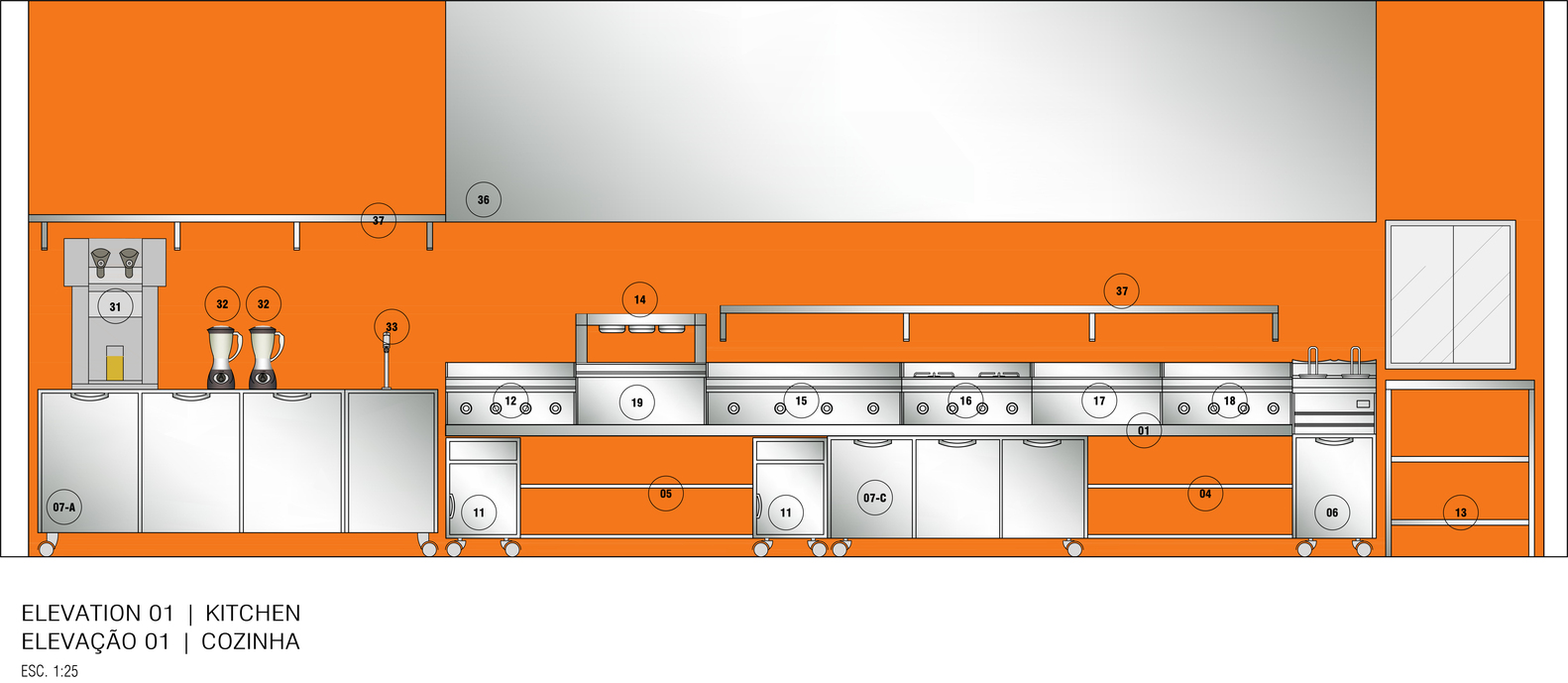 巴西 DomNato Bakery 旧屋新生呈现品牌特色-44