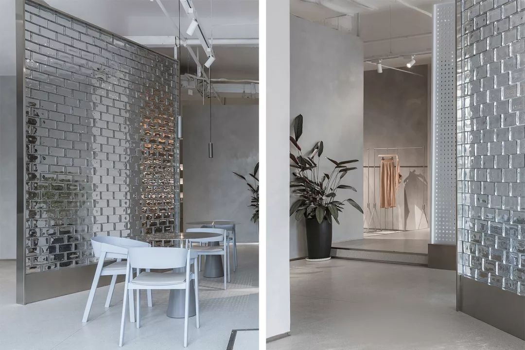 260㎡水泥灰＋玻璃砖打造的买手店 末染装饰设计-7