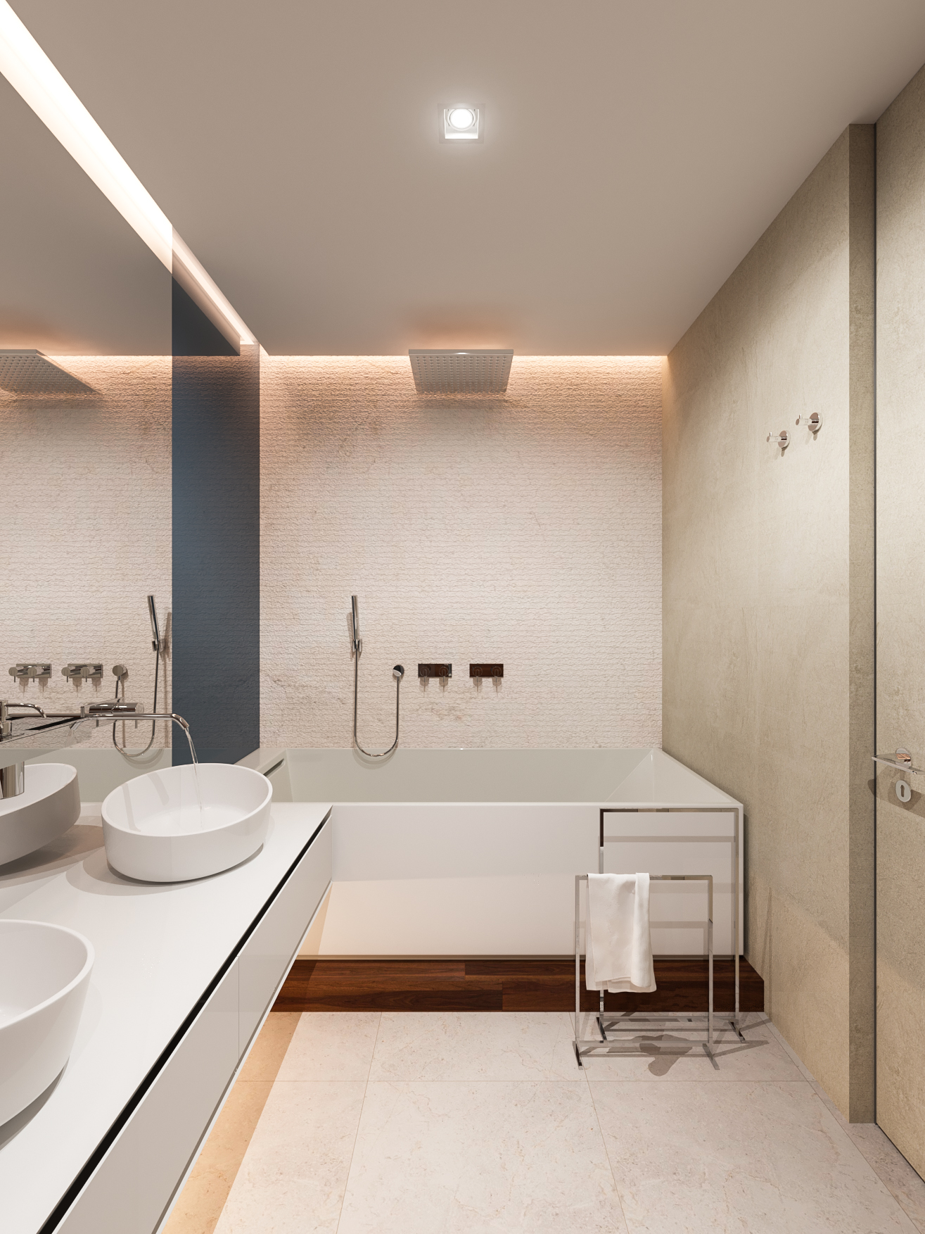 莫斯科顶层公寓,简约奢华的空间艺术-15