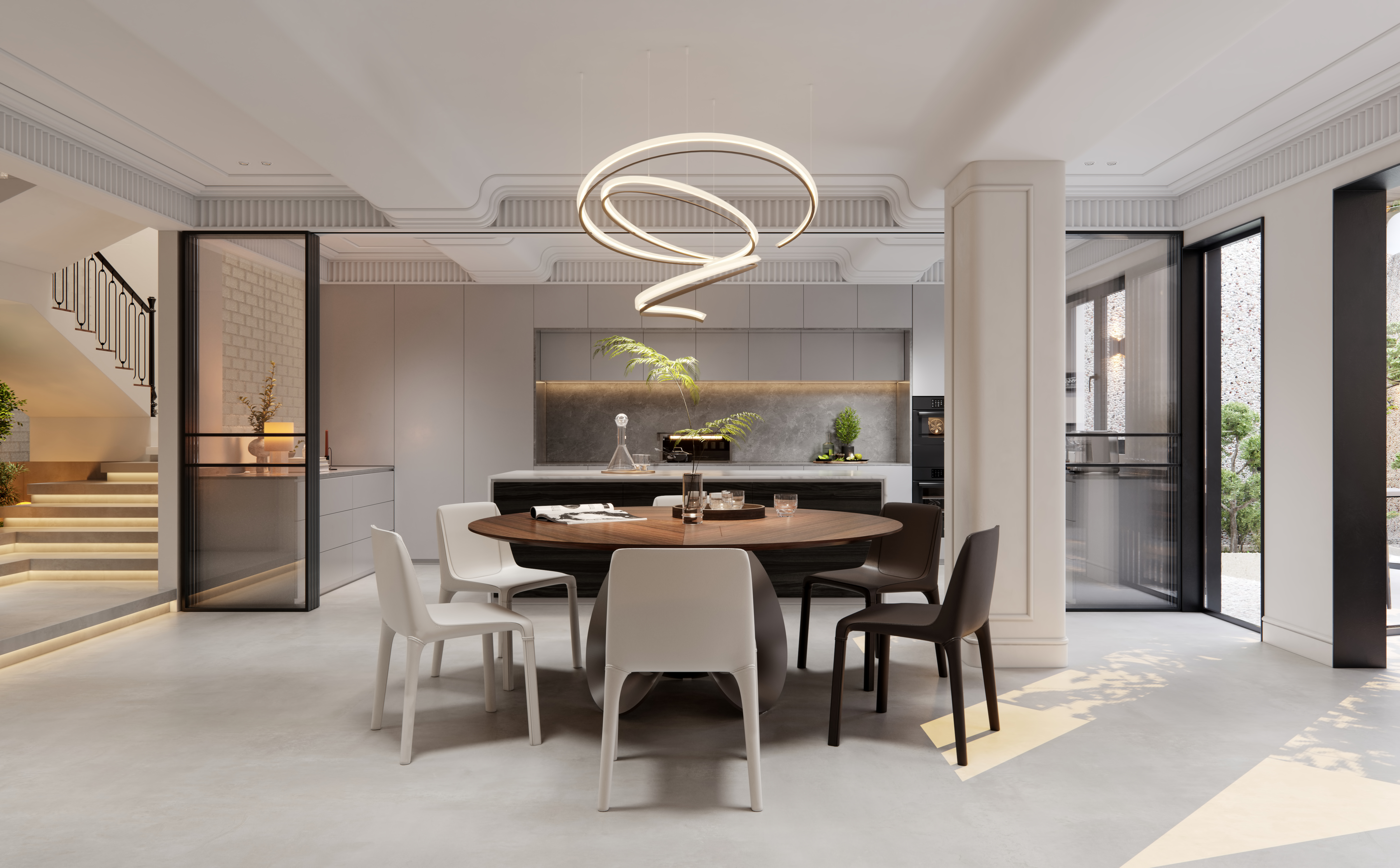 现代别墅 别墅 地下室-10