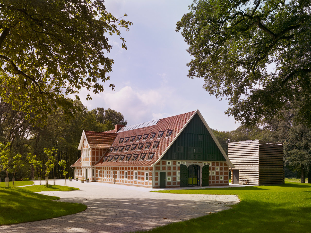 德国 Visbek 乡村别墅 | 历史与现代的优雅融合-6