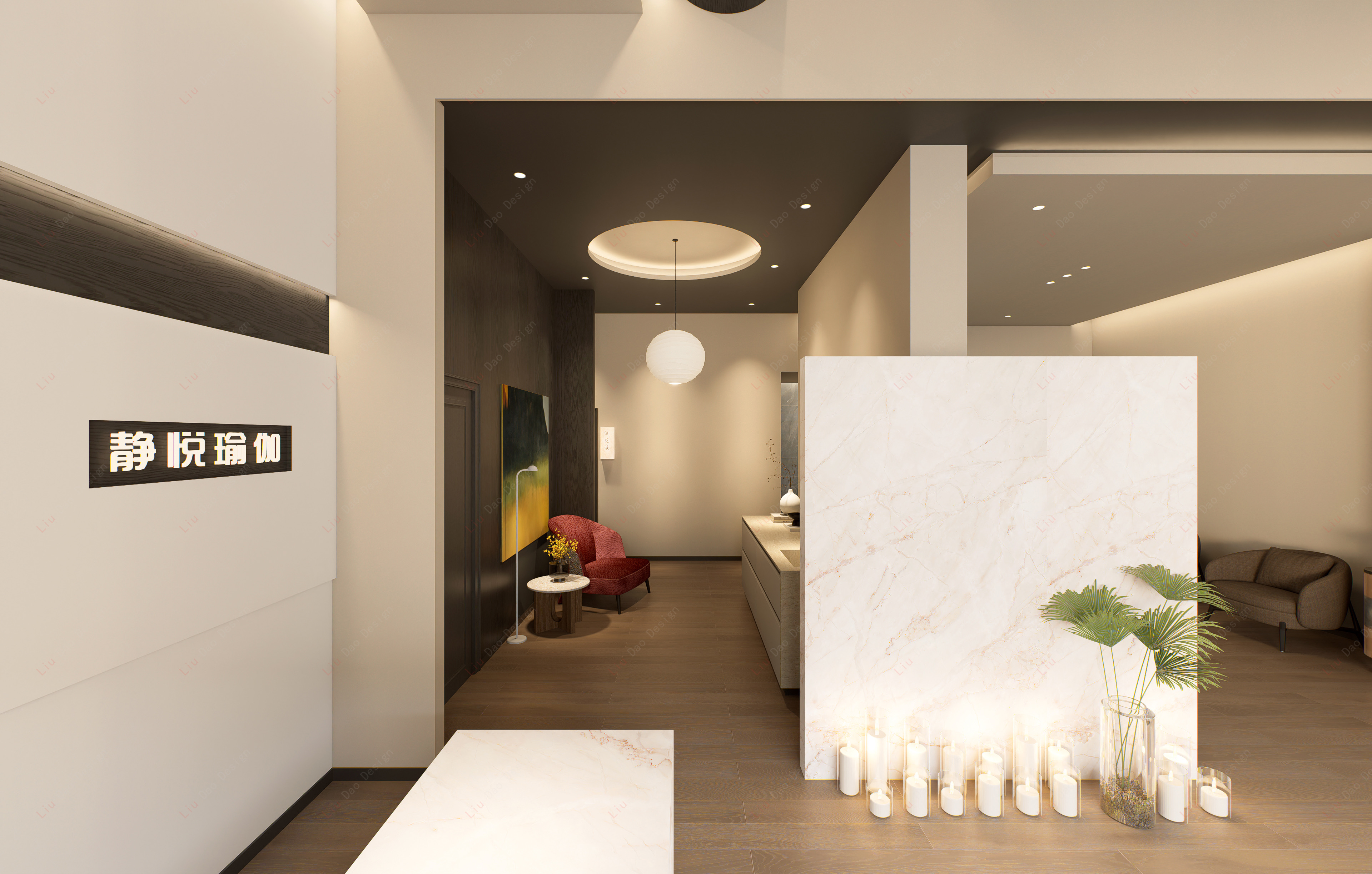 静悦瑜伽寮步店设计-7
