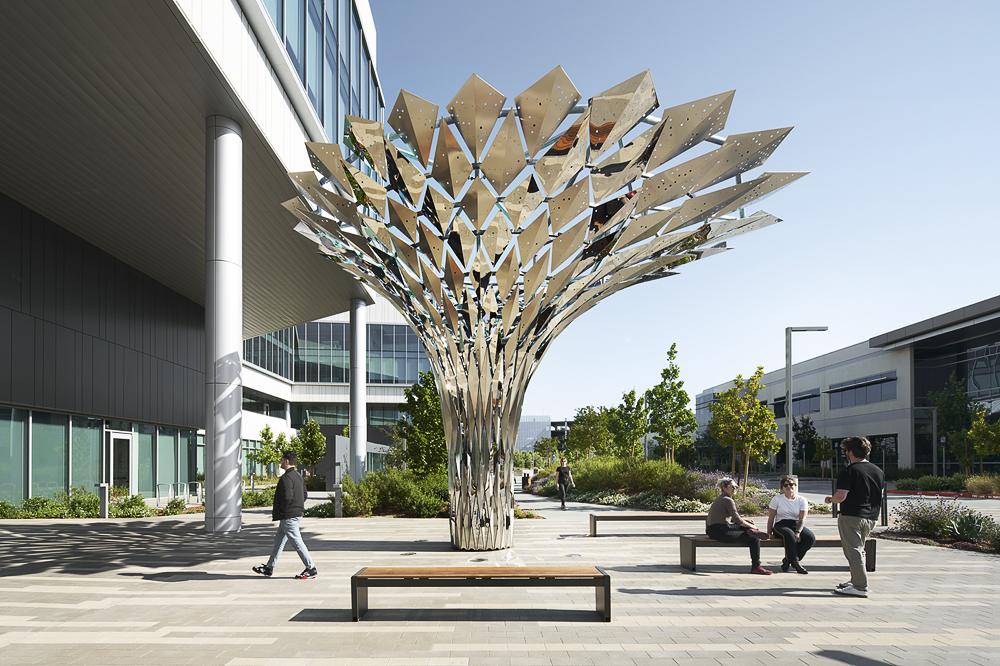 "Cosmos | Intuitive Surgical 校园的动态遮阳艺术装置"-6