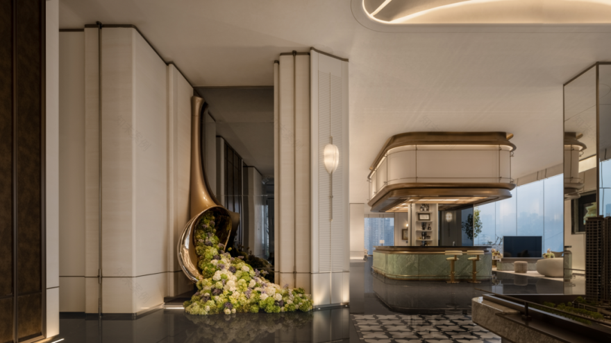 重庆海成 · 江帆郡会所丨中国重庆丨软装元禾大千,硬装成都小境设计&麓品设计-14