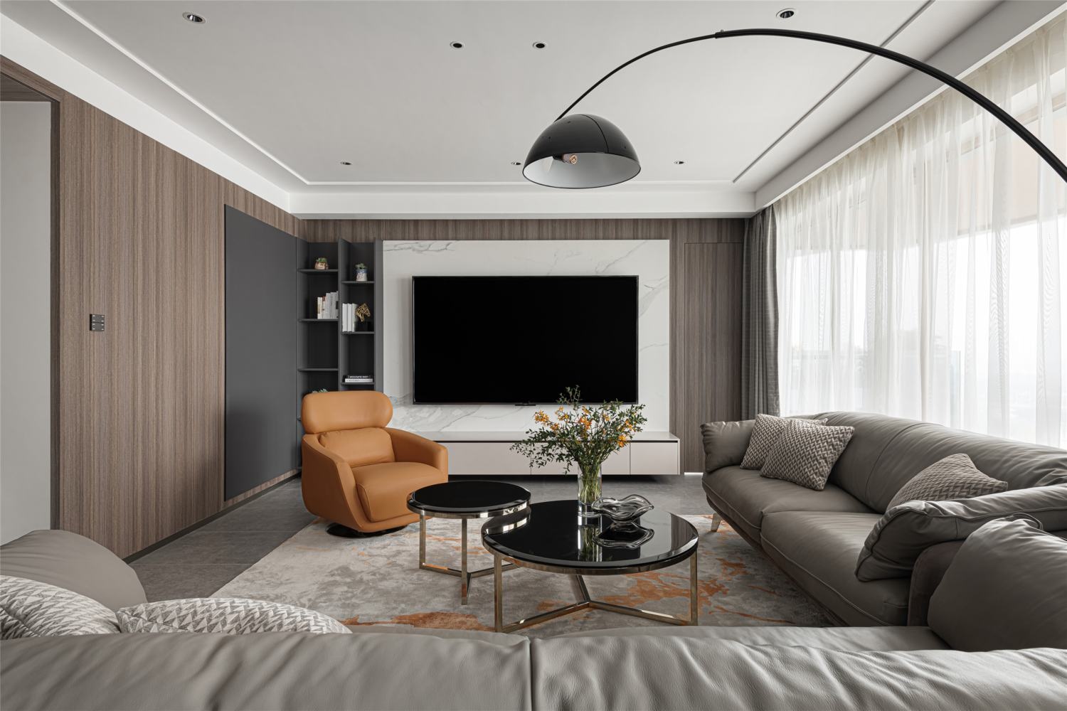 麓湖全案设计丨中国成都丨尚舍全案设计-1