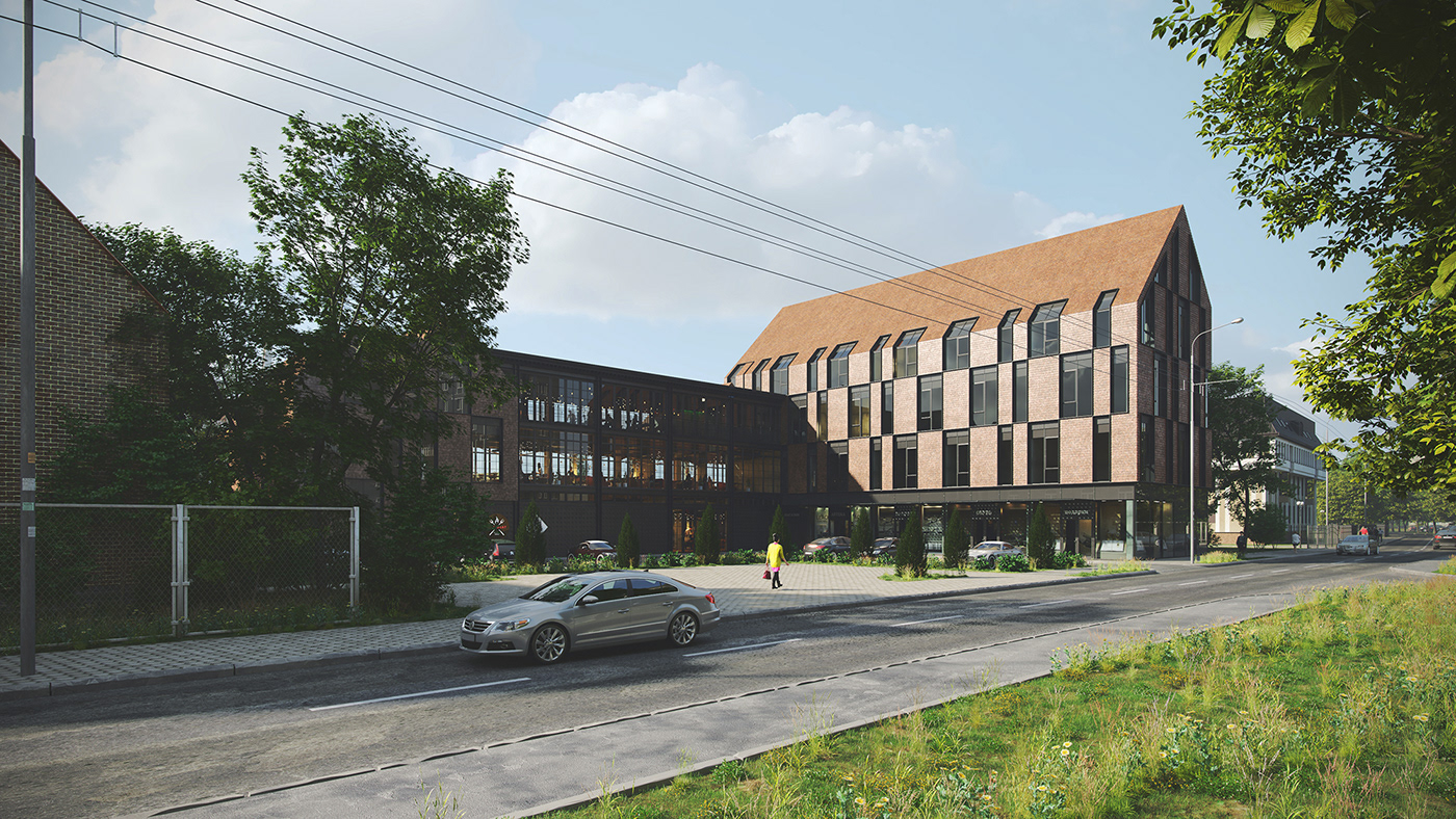 俄罗斯水岸餐厅 3D 视觉设计丨俄罗斯加里宁格勒-8