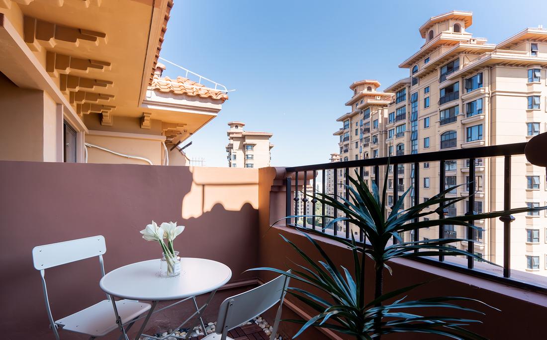 折叠楼梯变直线,小阁楼变时尚现代居-23