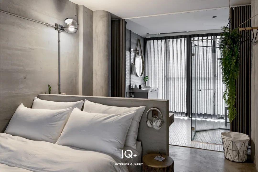 乐见旅舍 | 水泥极简中的温暖人文-14