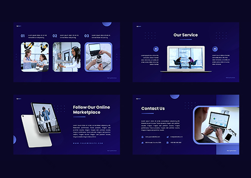 初创企业演示模板-10