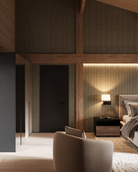 Гостевой дом в стиле шале.