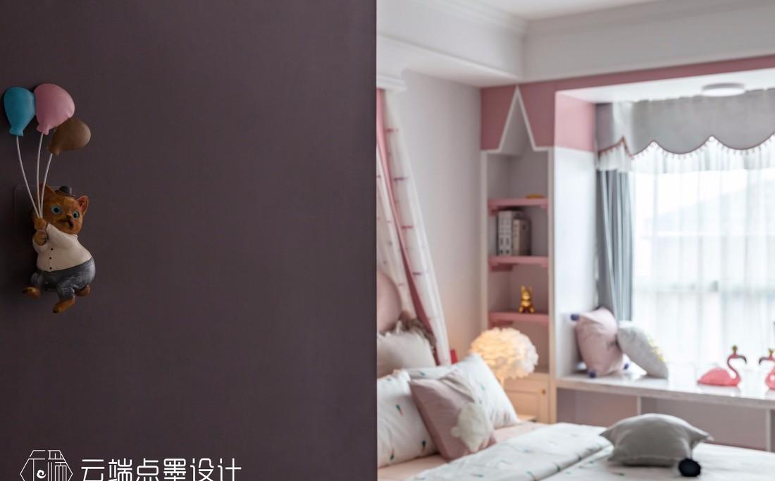 平层丨云端点墨设计 - 筑梦之吻（实景作品）-18