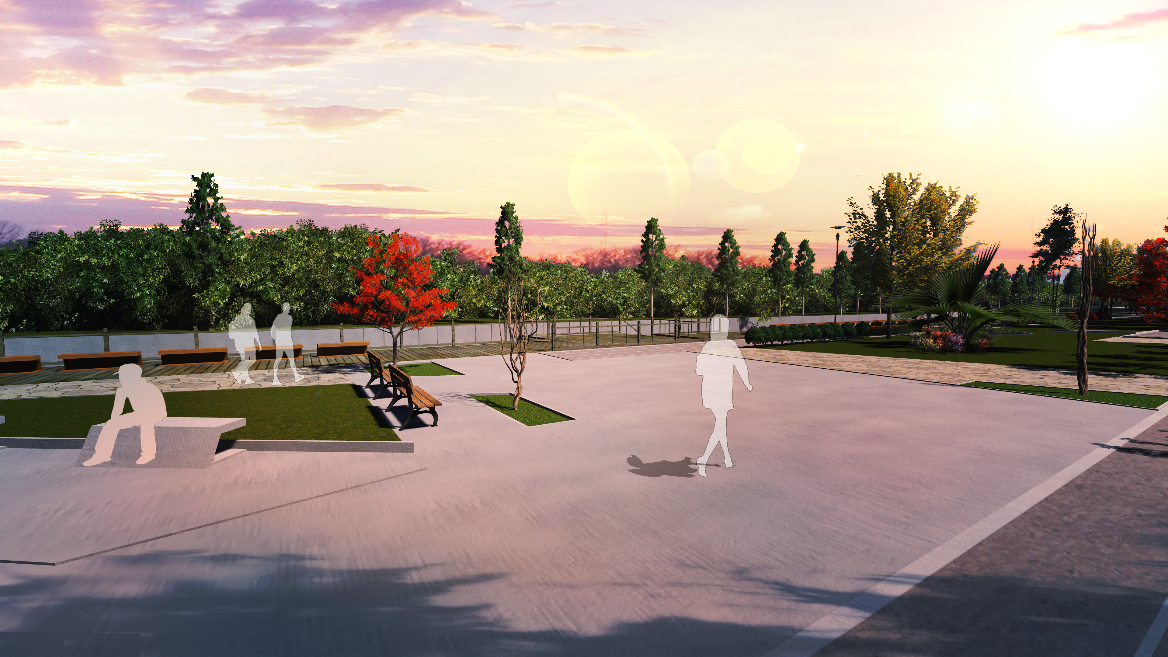 回忆载体 | 滨水道路景观设计-15