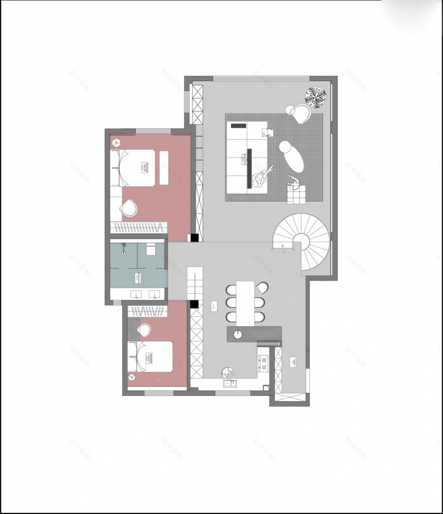 连云港同科汇丰国际 280㎡住宅设计丨中国连云港丨刘柱设计事务所-41