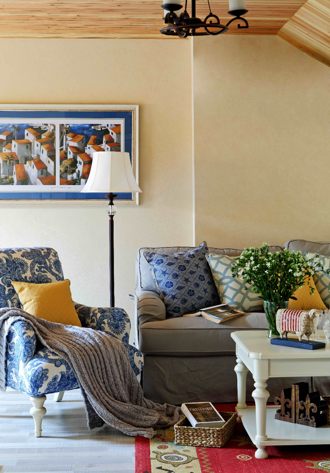 山语城 C2 样板间 | 美式田园风格挑空之家-35