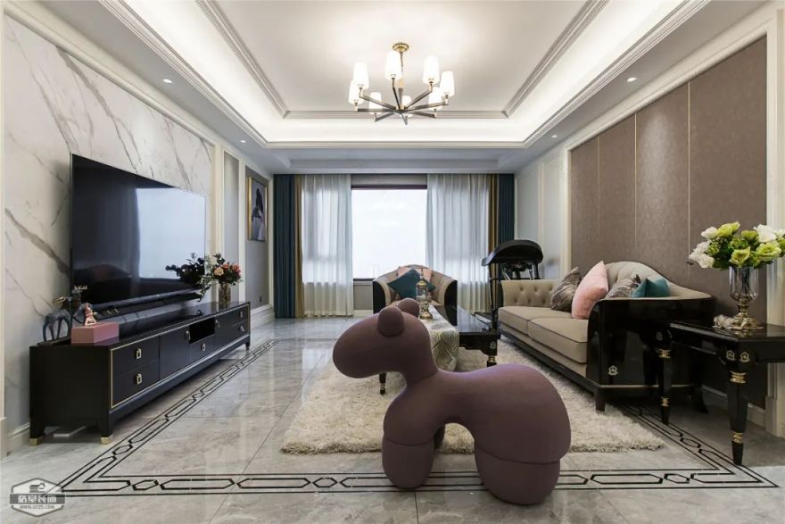 现代轻奢风尚 · 吾悦华府 52#精致家居设计丨格堂装饰-4