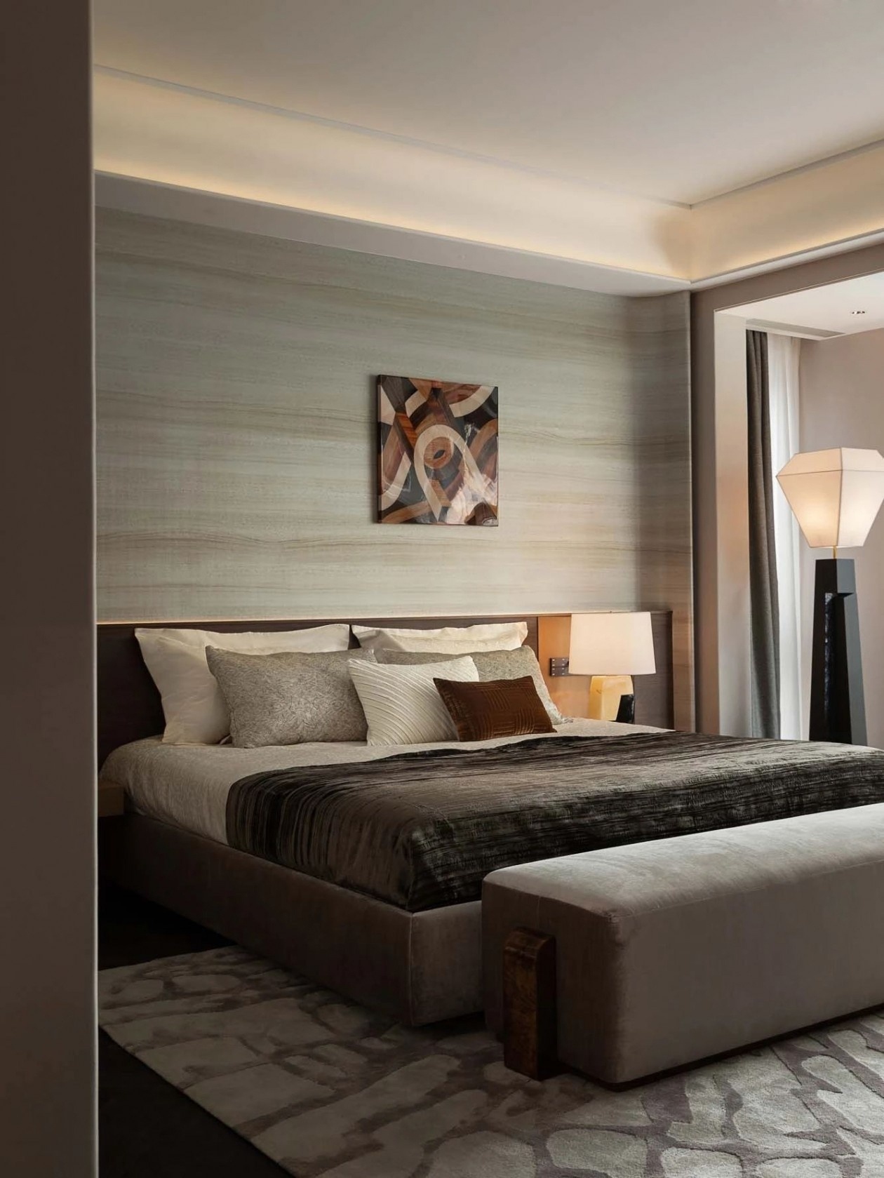 万境设计 |  台州黄岩蓝城明庐平墅样板房290㎡-14