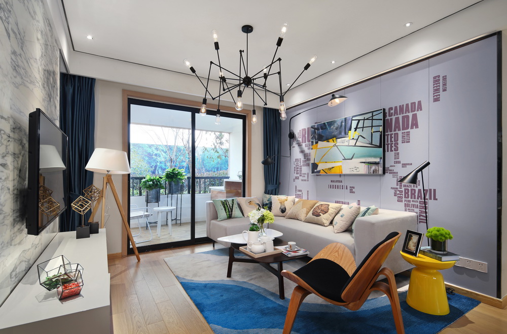 华地华地森林语A户型样板房设计-21