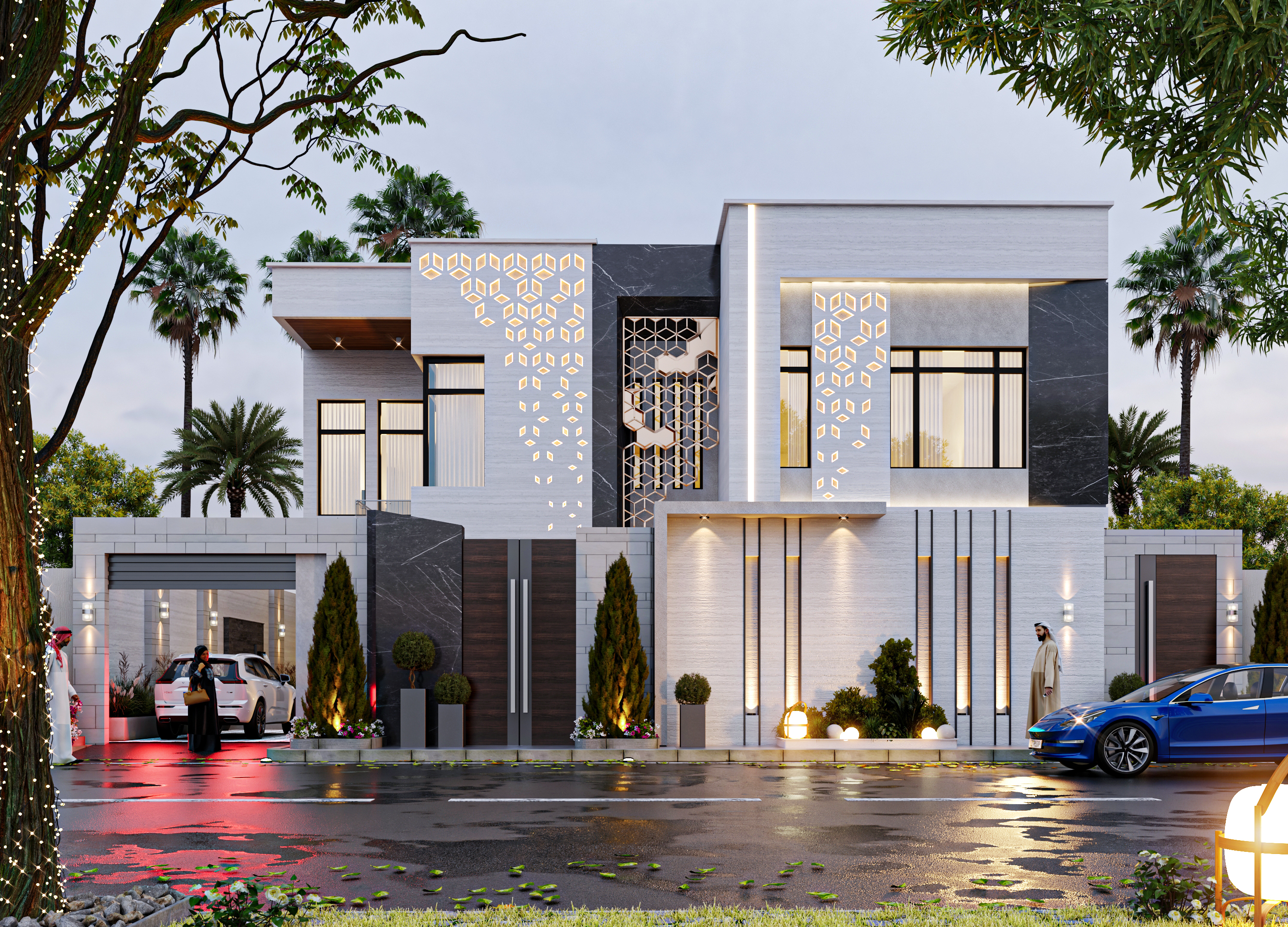 Villa Facade l KSA（沙特阿拉伯别墅外立面）-4