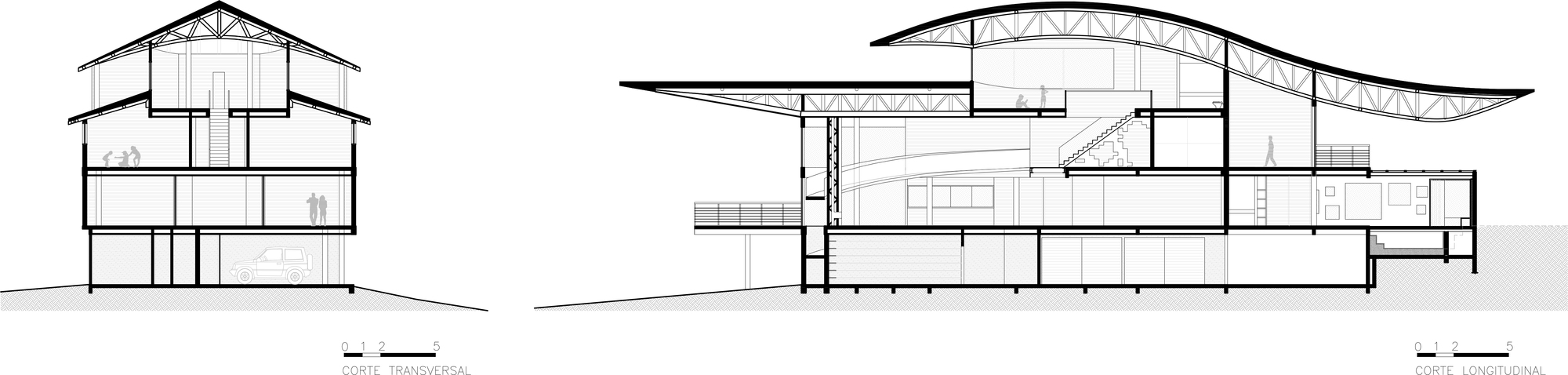 融合自然的山间别墅-8
