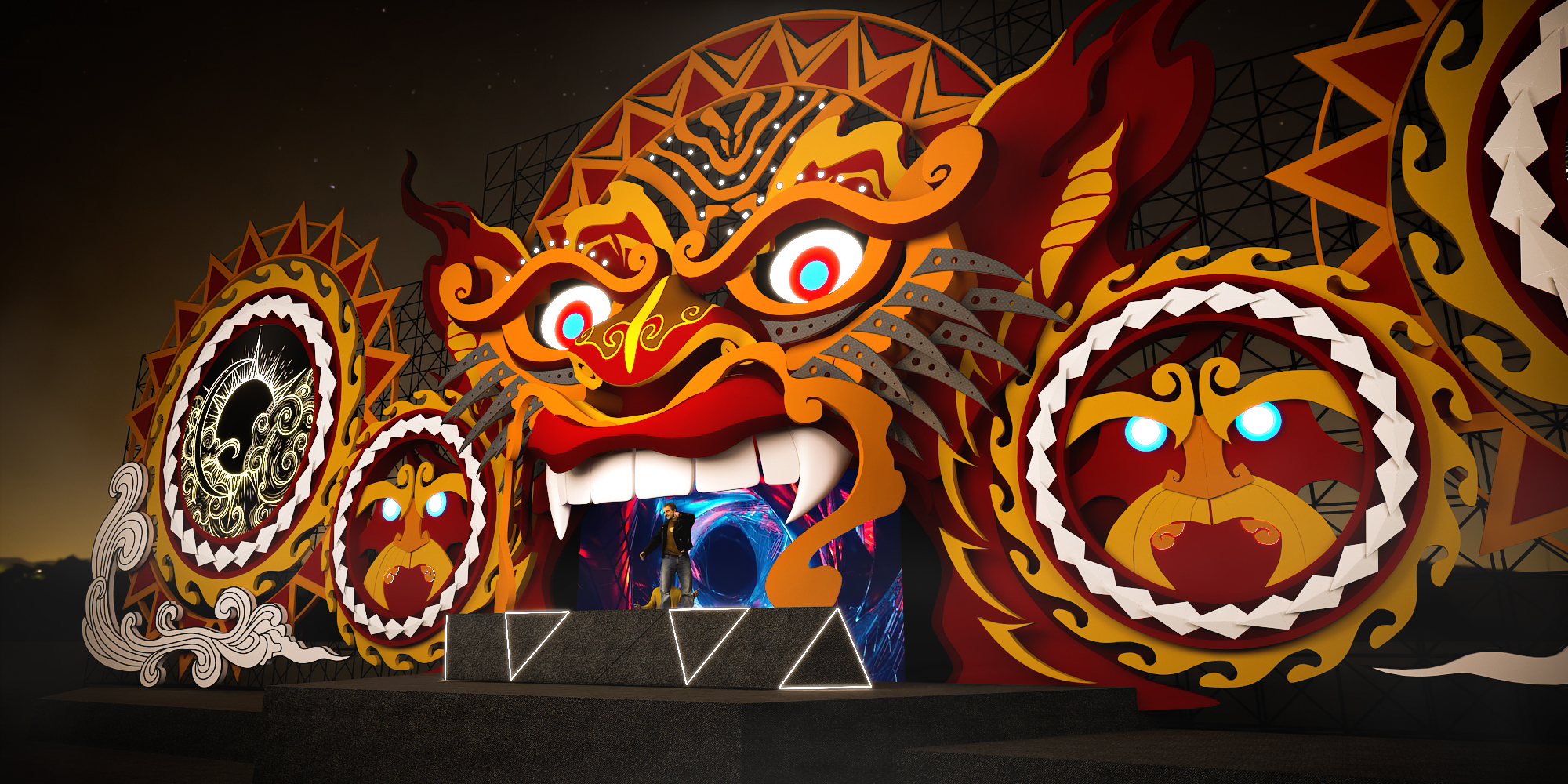 电音节舞台设计-4