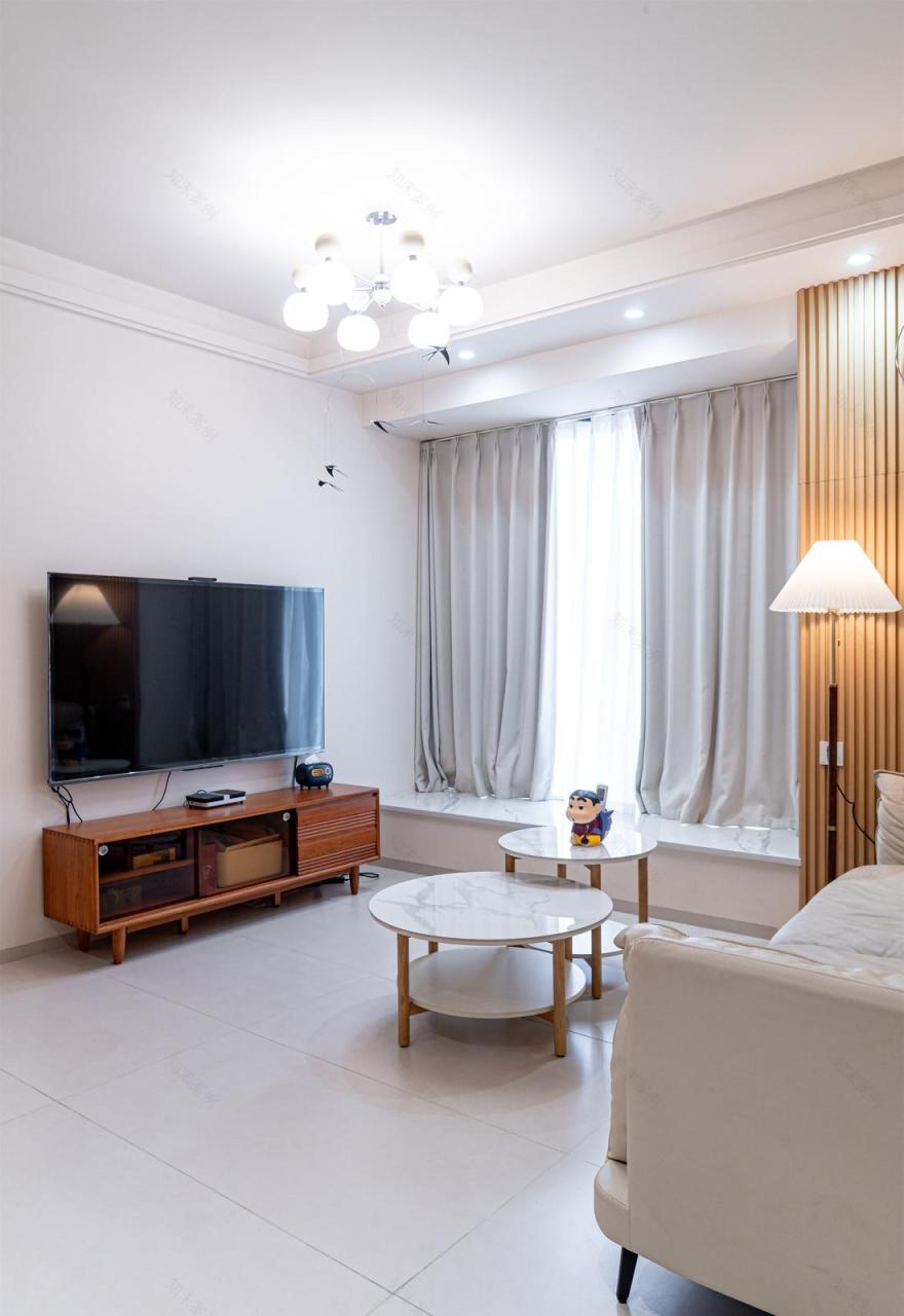 94㎡现代原木风三居室设计-18