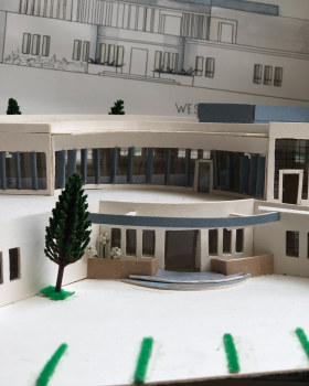 Clinic design - 2nd year, Hand drawings