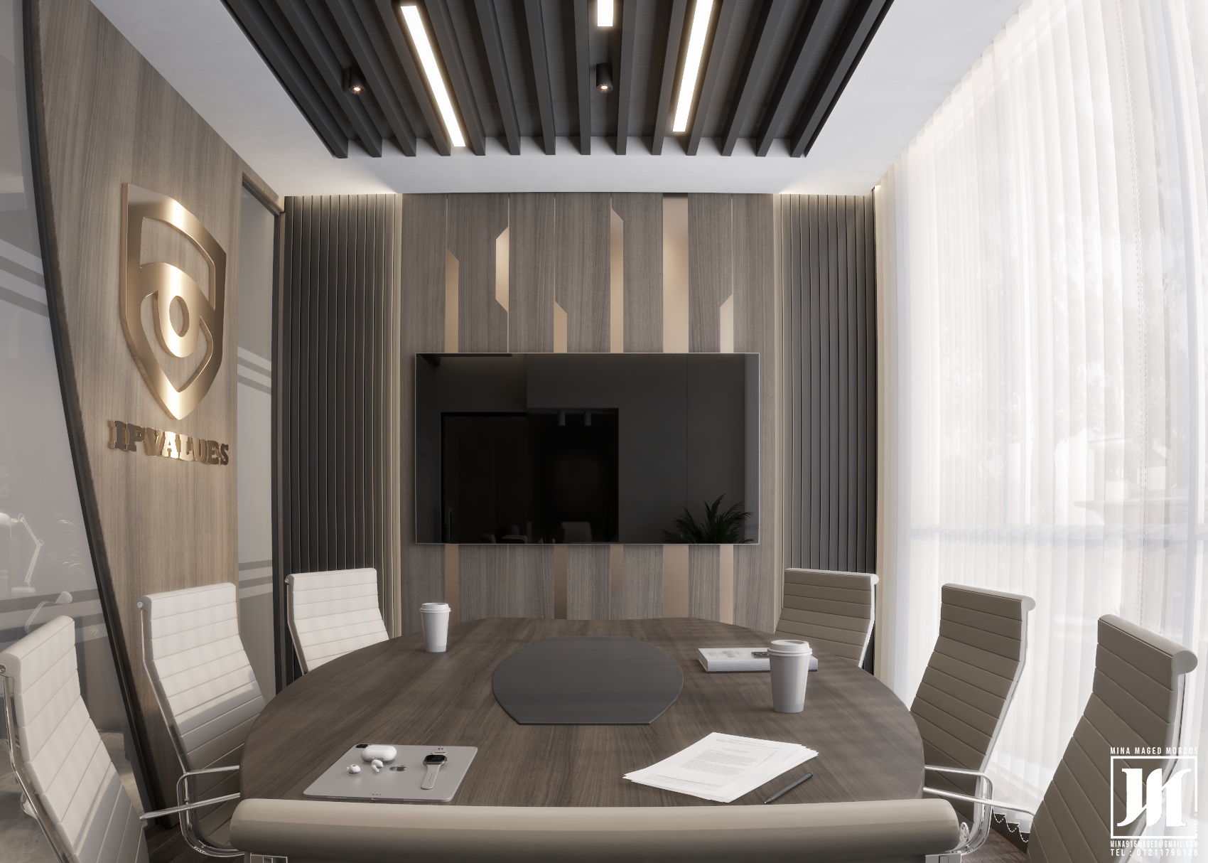 办公项目丨Arch. Mina Maged Morcos-22