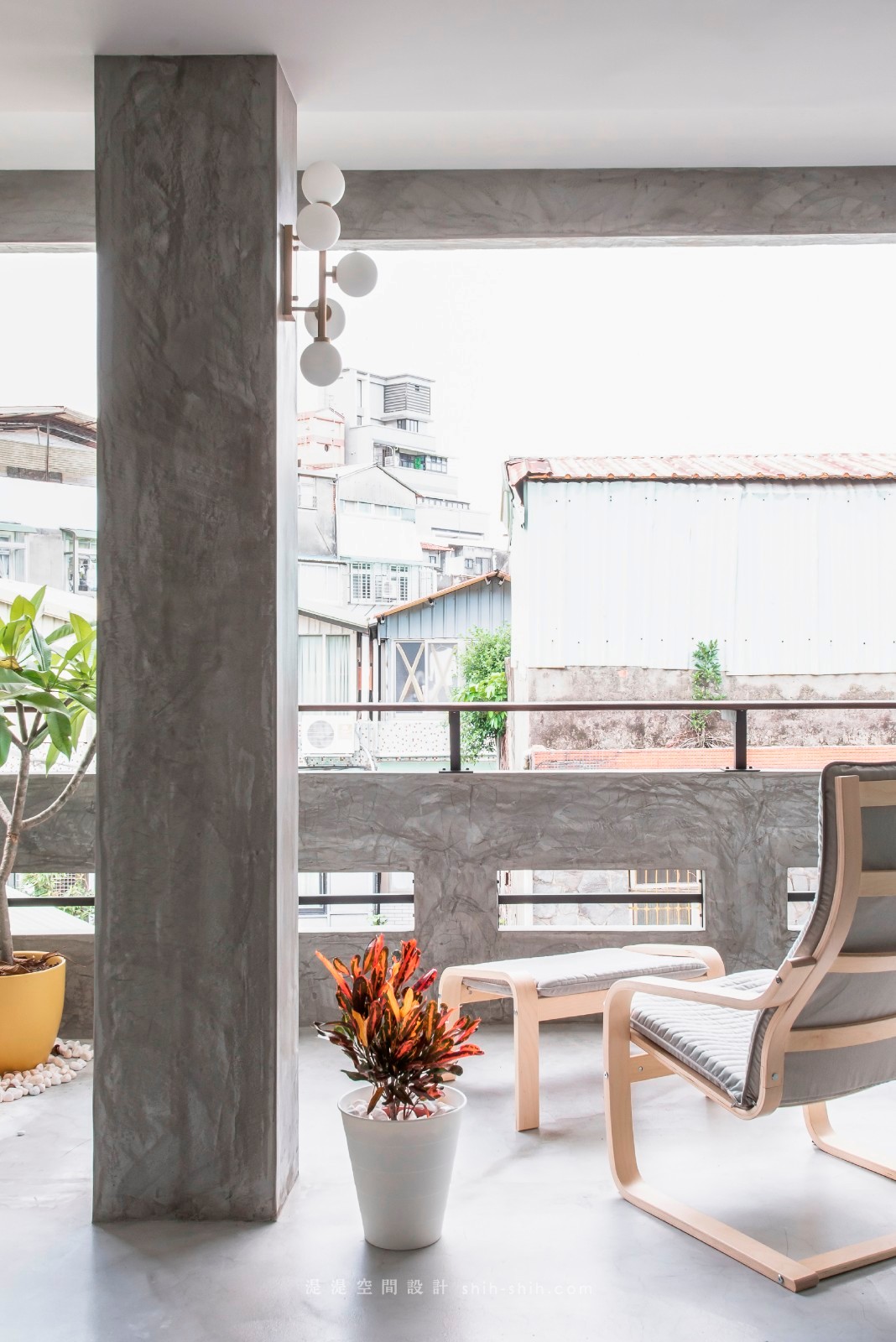 士林詹寓 60 年老屋翻新 | 打造深度阳台，提升空间品质-17