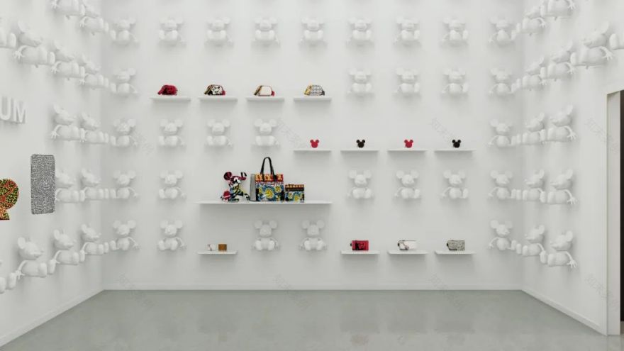 迪士尼 X KEITH HARING 快闪店丨米尚丽零售设计网-25