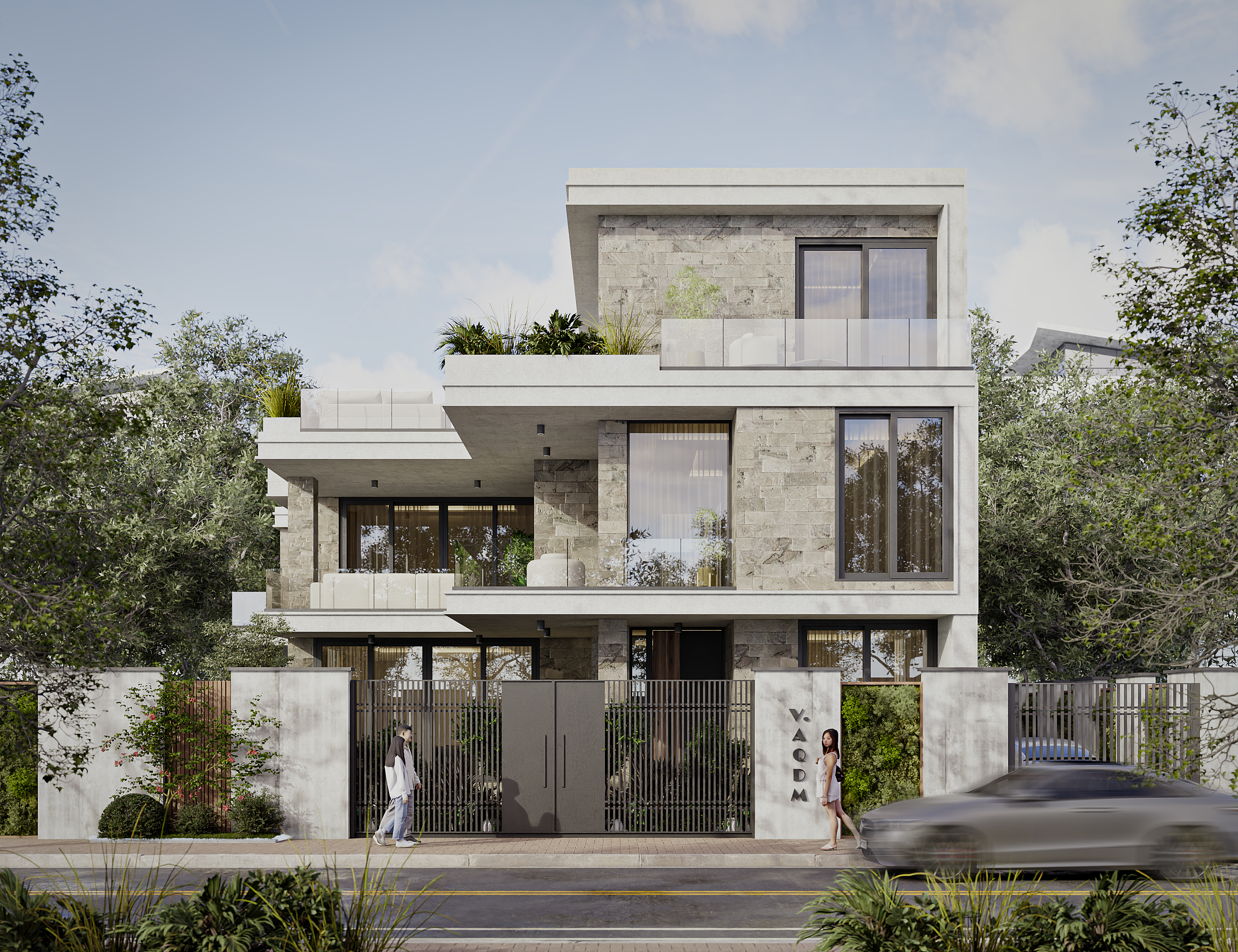 别墅·AQDM丨EgyptCairo丨ARCADE architects-4