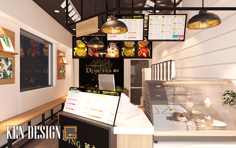 Dingtea奶茶店设计丨越南海防丨Kendesign公司-10