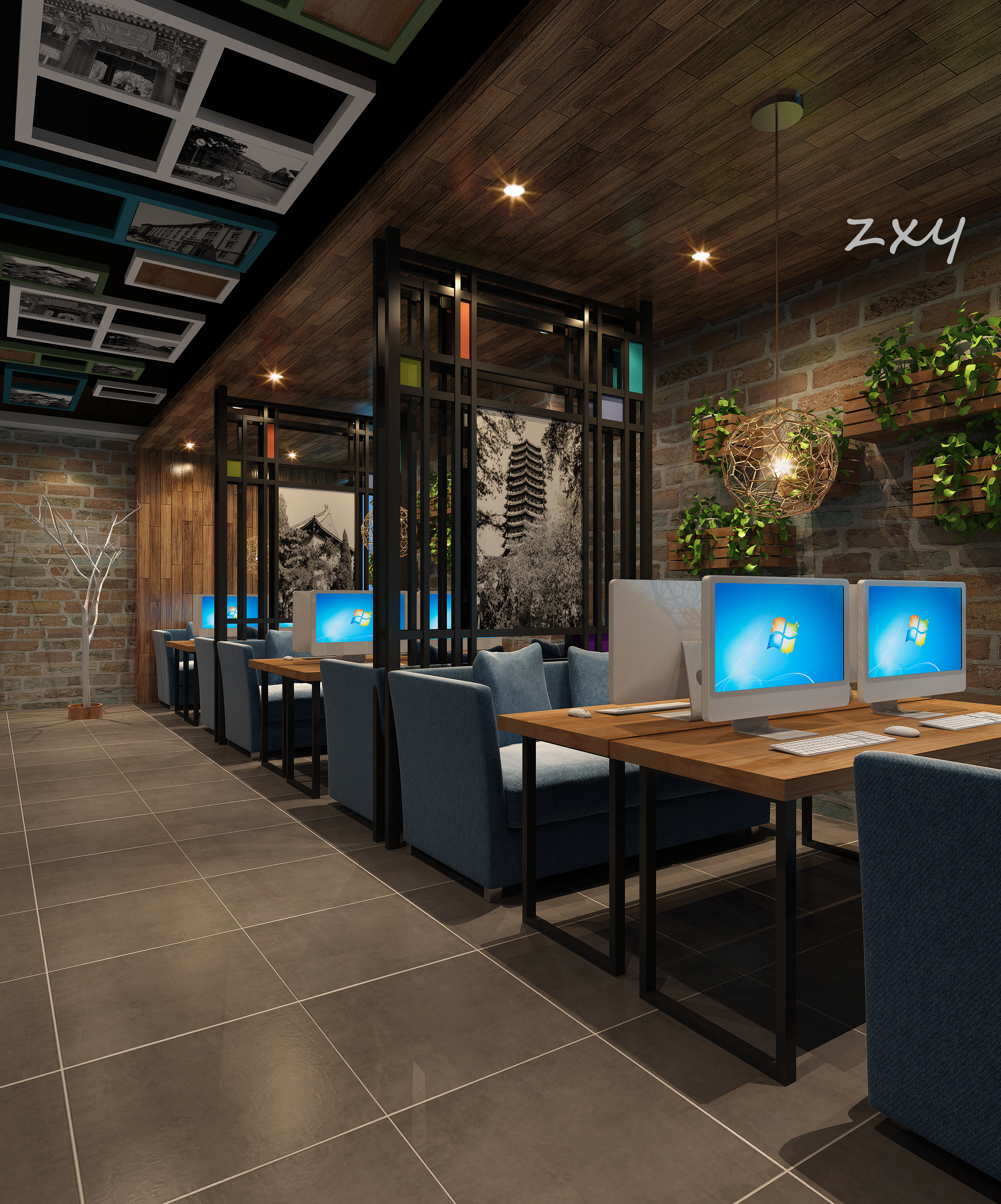 网咖·舒适惬意且浪漫的休憩空间-6