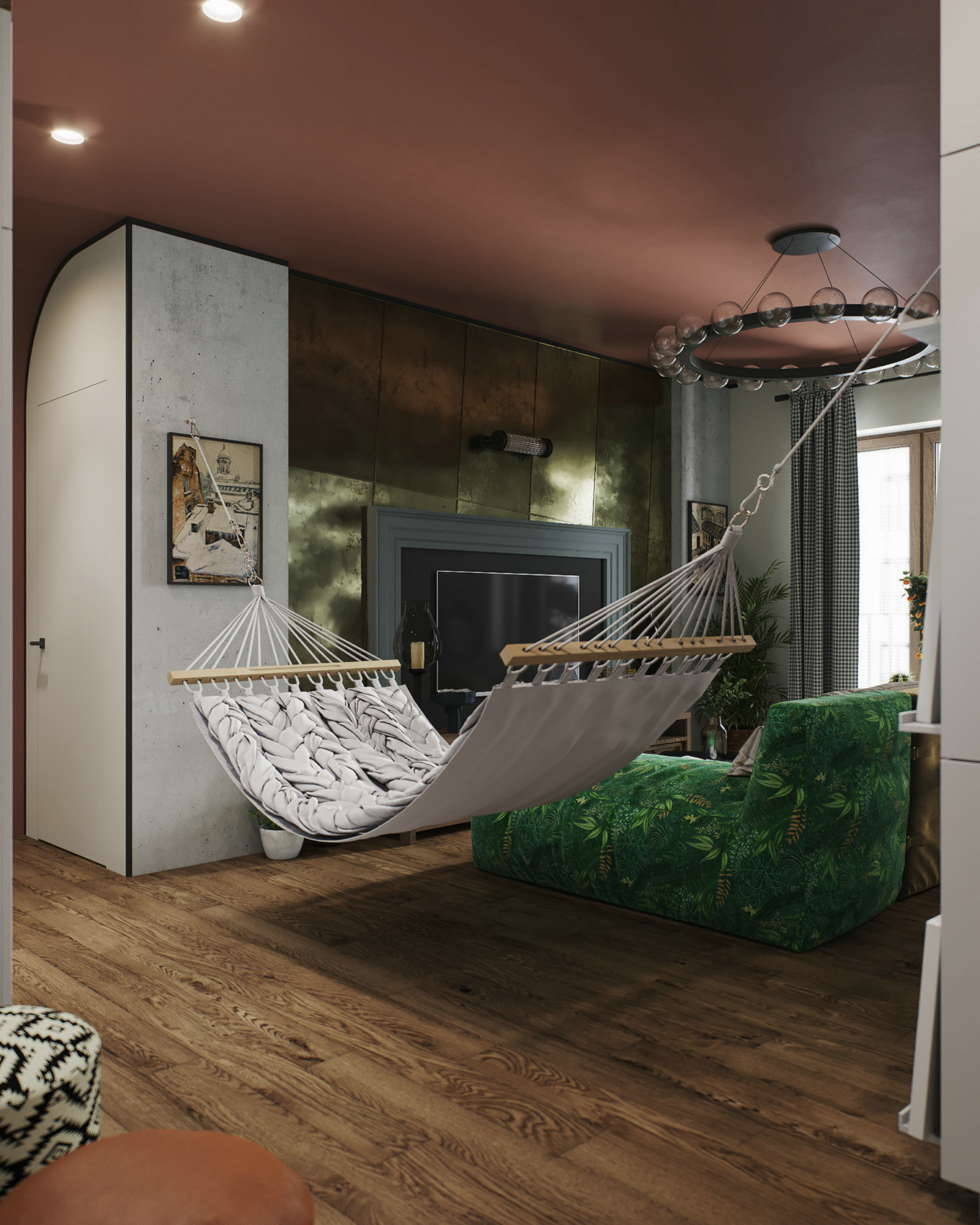 北欧风大胆用色，打造独特家居空间-2