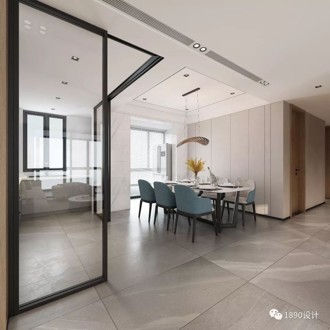 万科森林公园 242㎡通厅设计，折纸概念让空间更立体-30