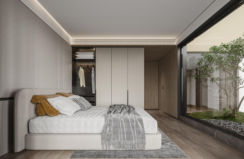 自然光影的别墅空间丨H 空间全案设计-22