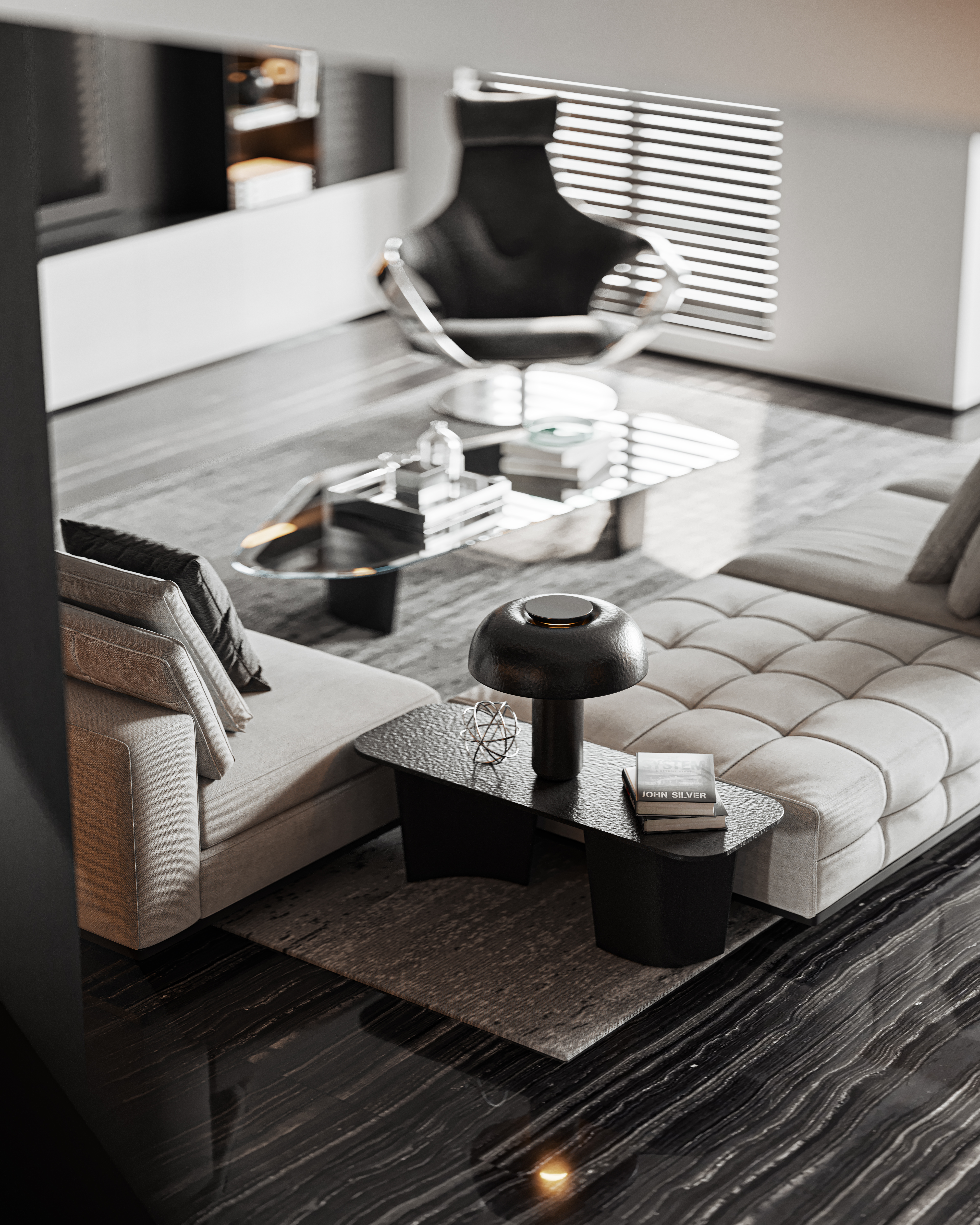 现代平层设计，打造极简生活空间-2