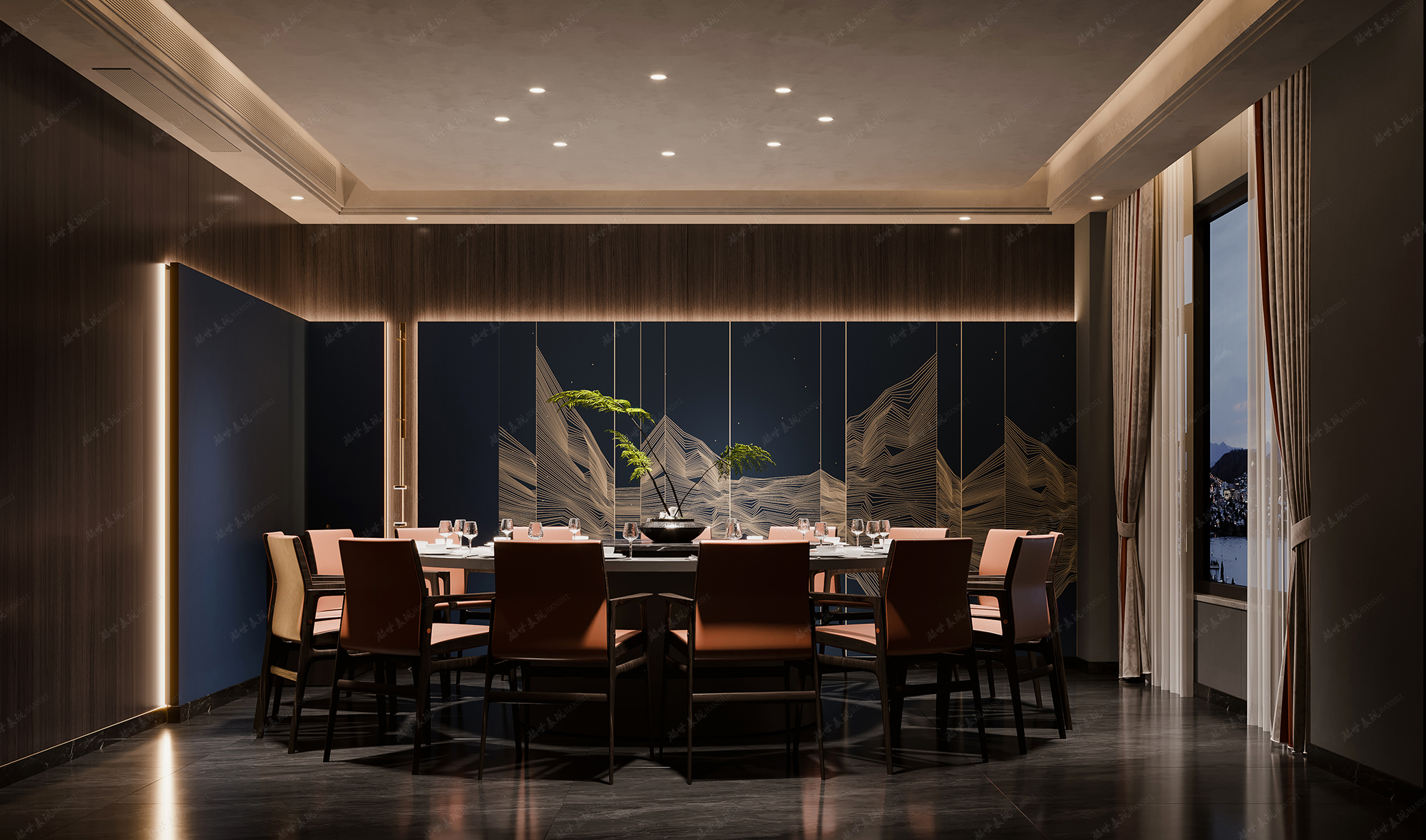 工装丨餐厅丨包厢-6