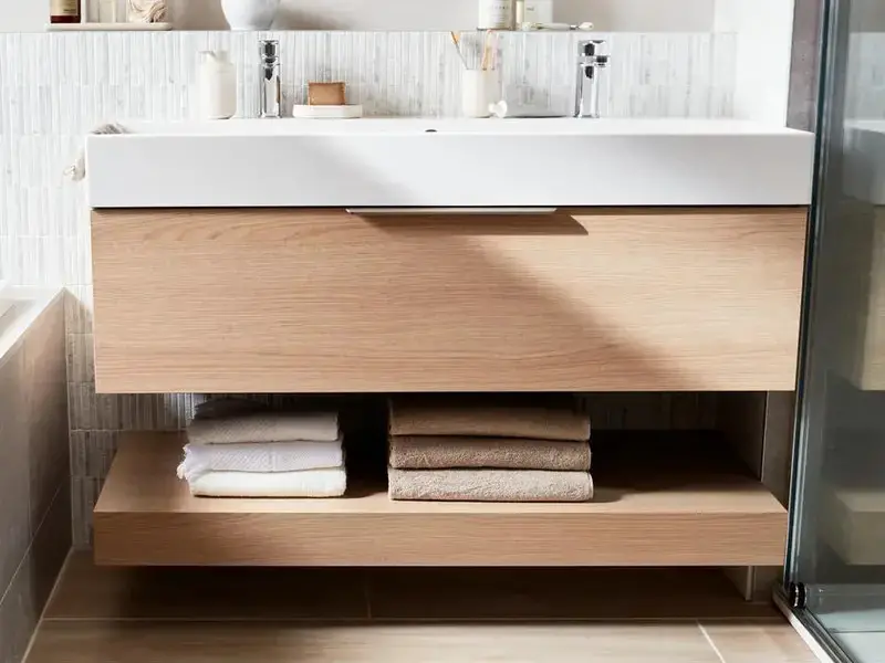 自然风格迷你洗衣间，实现家庭多功能设计-6