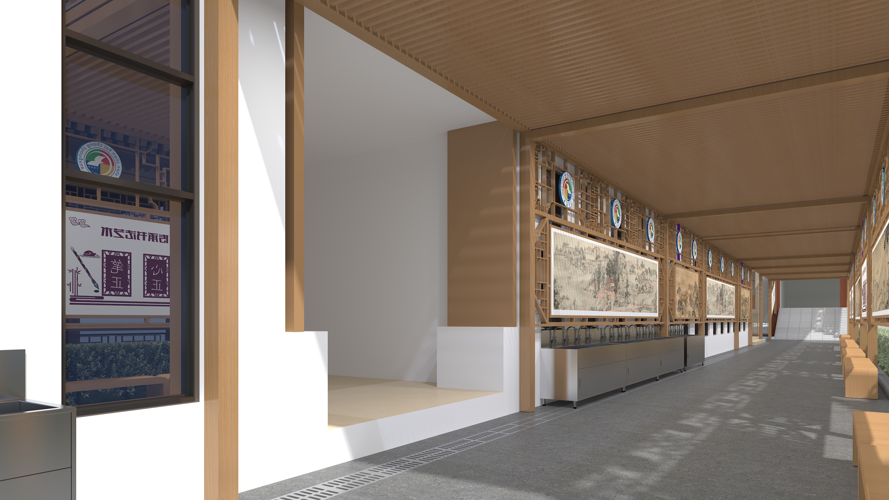 某校艺术长廊设计-5