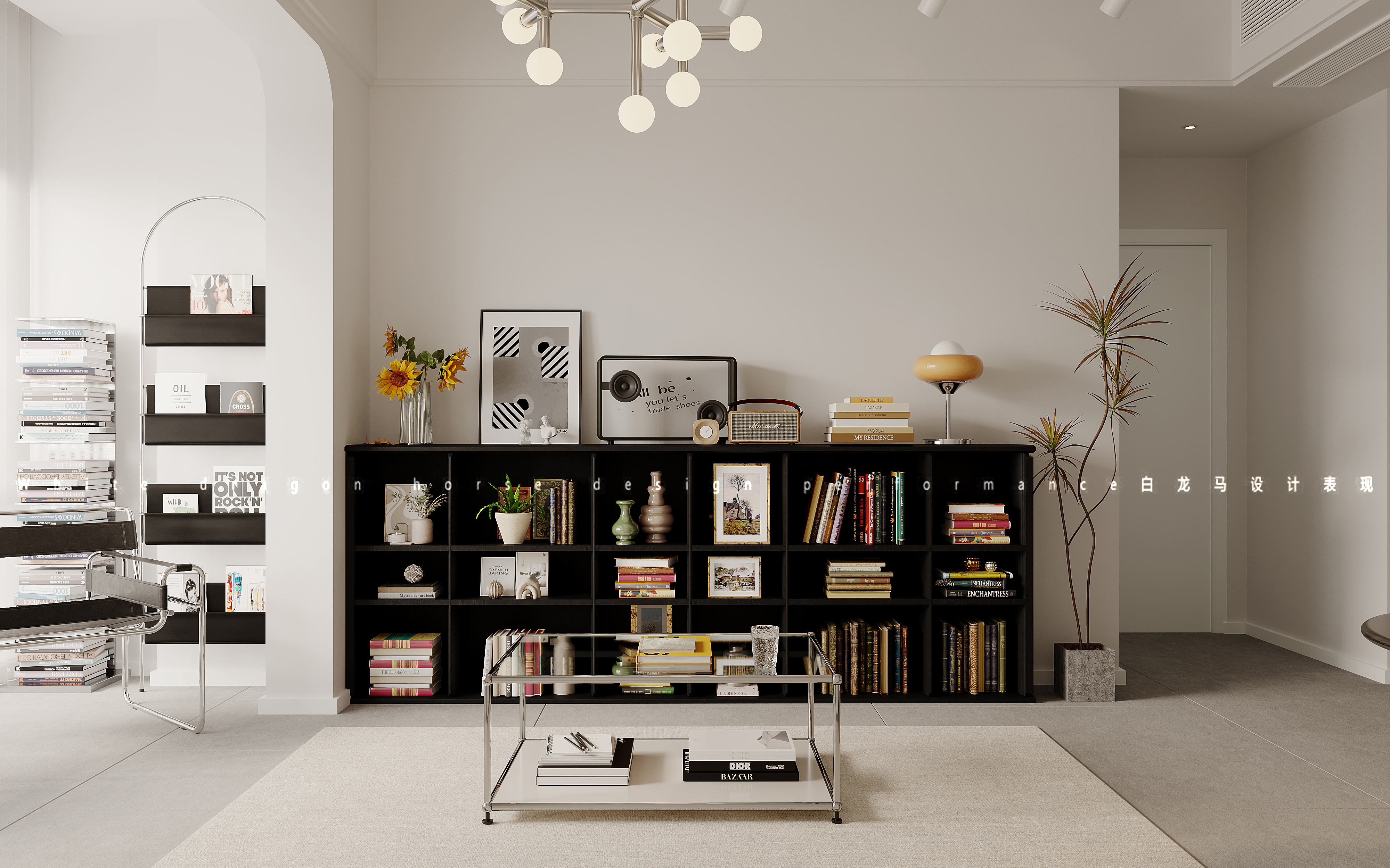 现代客餐厅·白龙马效果图-10