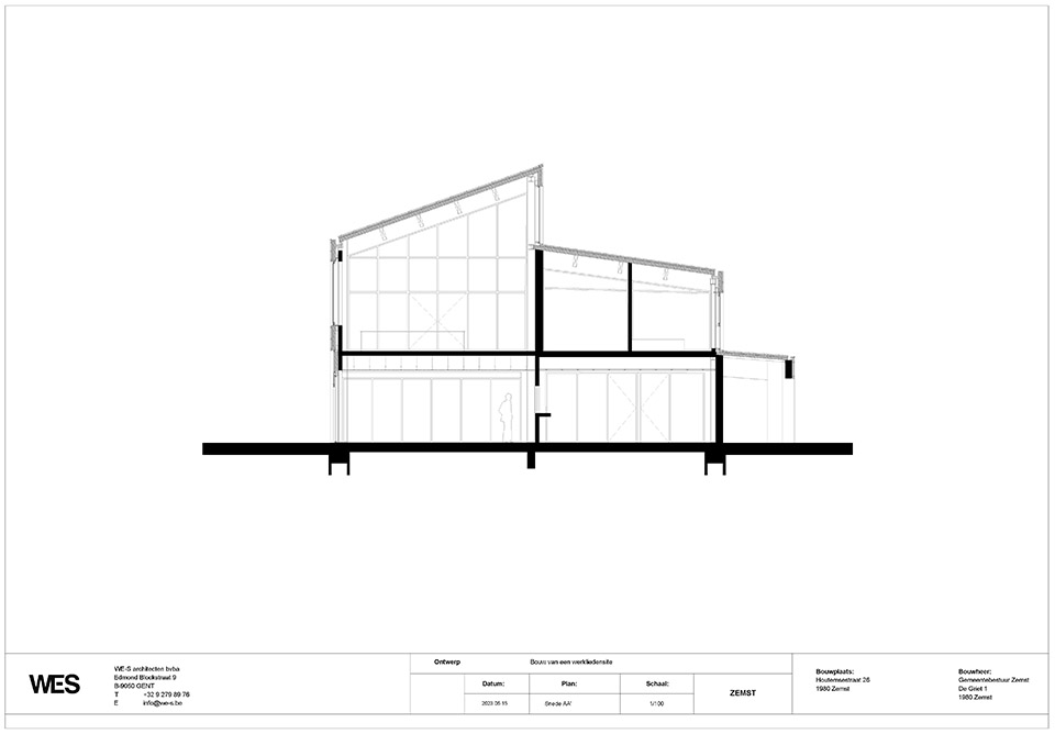 Zemst 市现代雕塑工坊车间丨比利时丨WES architects-51