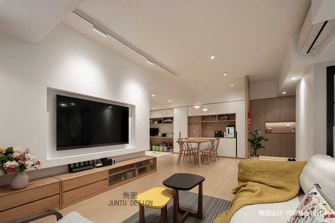 25万元三居91平米装修案例·91㎡日系原木风旧房改造丨葡萄牙万福-16