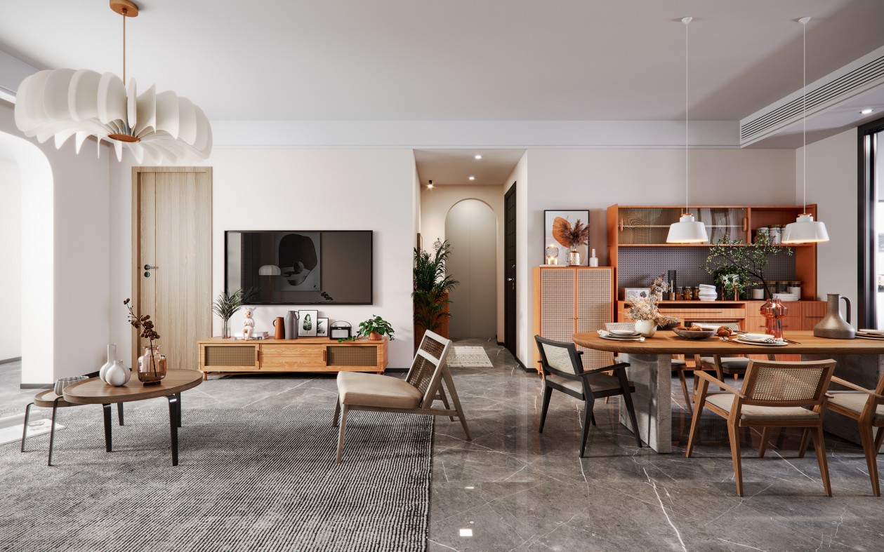 MY-Design 原木风 用简约暖色的材质润化空间的疏离感-1