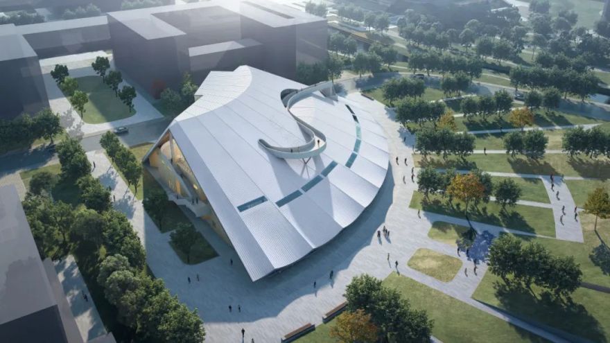 河南信息科技学院(筹)会堂丨中国鹤壁丨同济大学建筑设计研究院(集团)有限公司-0