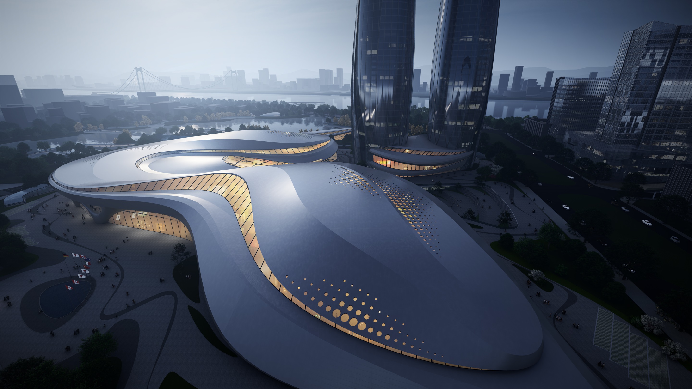 中标方案 | 中国（浙江）自贸试验区小干岛国际会展中心及城市设计 / STI+浙江省院-14