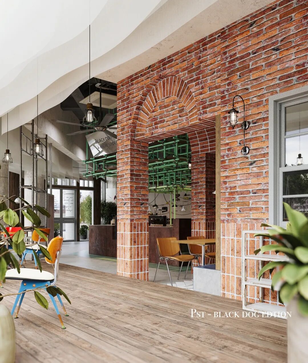 黑犬咖啡馆:停泊在机械时代的航海旧梦 商业空间设计丨YIBEI DESIGN SUZHOU-28