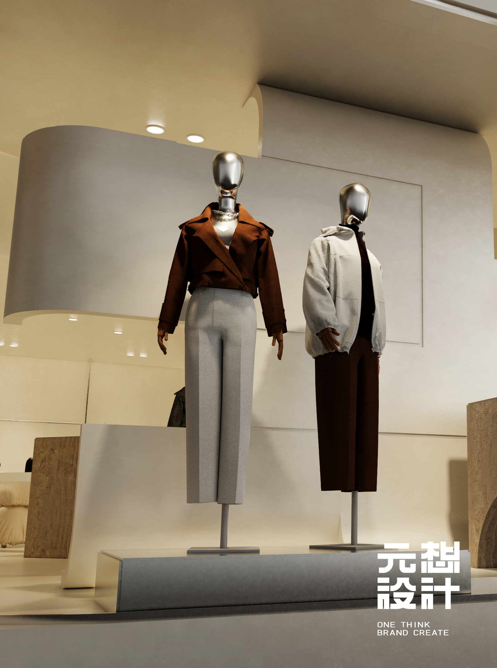 元想设计丨广州SOMER女装瑜伽馆设计-4