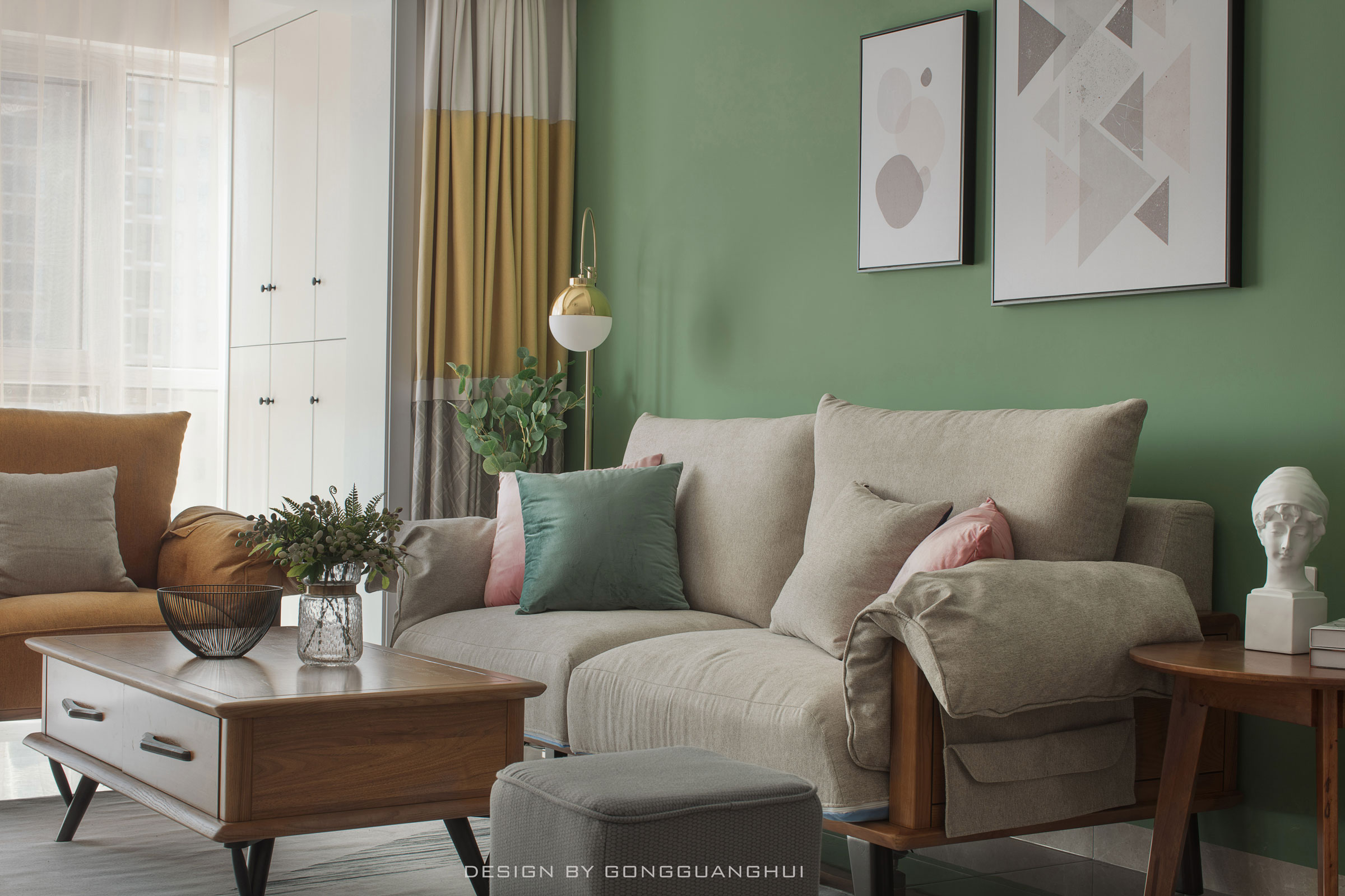 95 后北欧之家 | 北京御园 100 平三室两厅设计案例-21