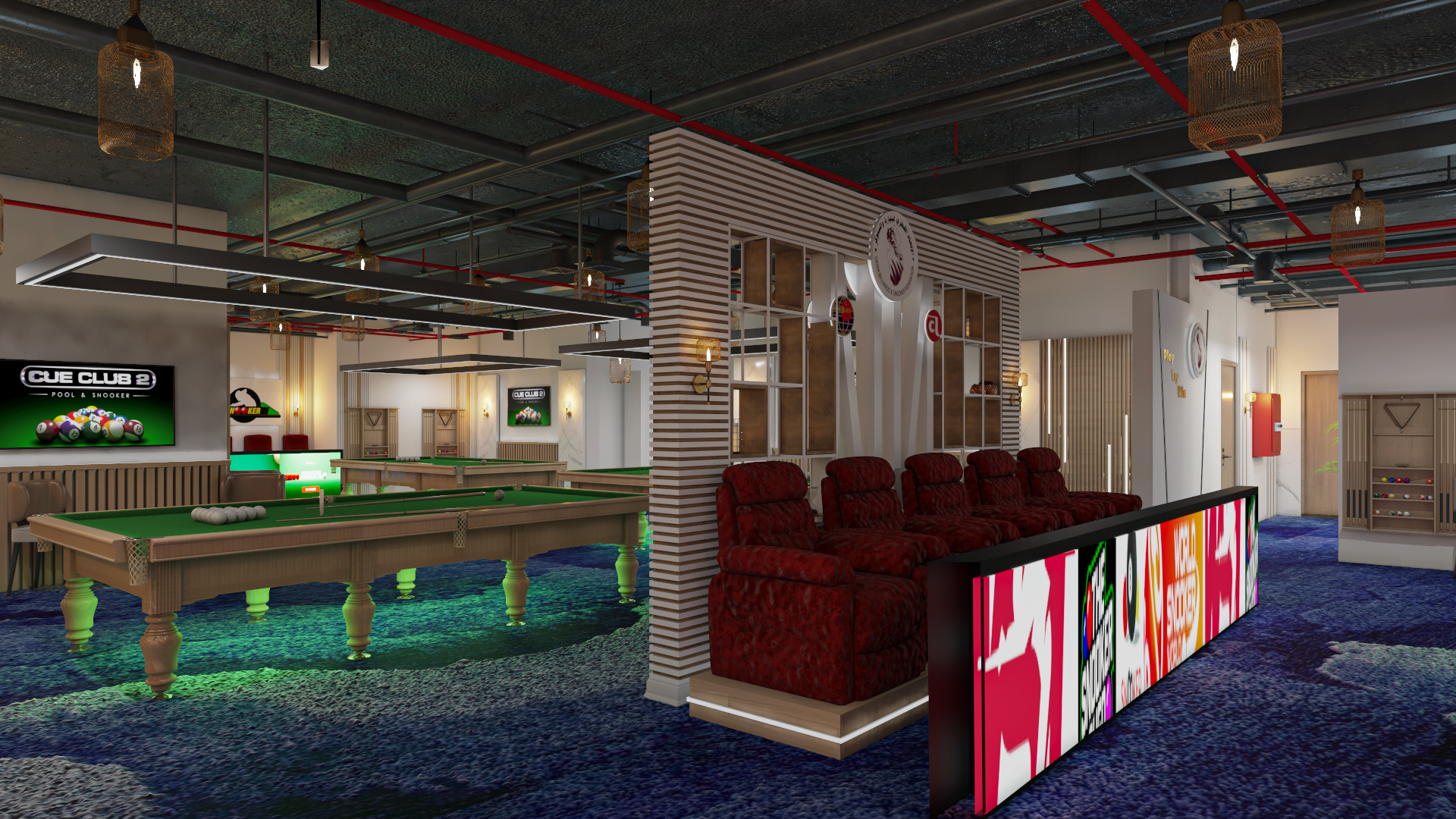 snoker Qatar etihad cooperation reception hall-18